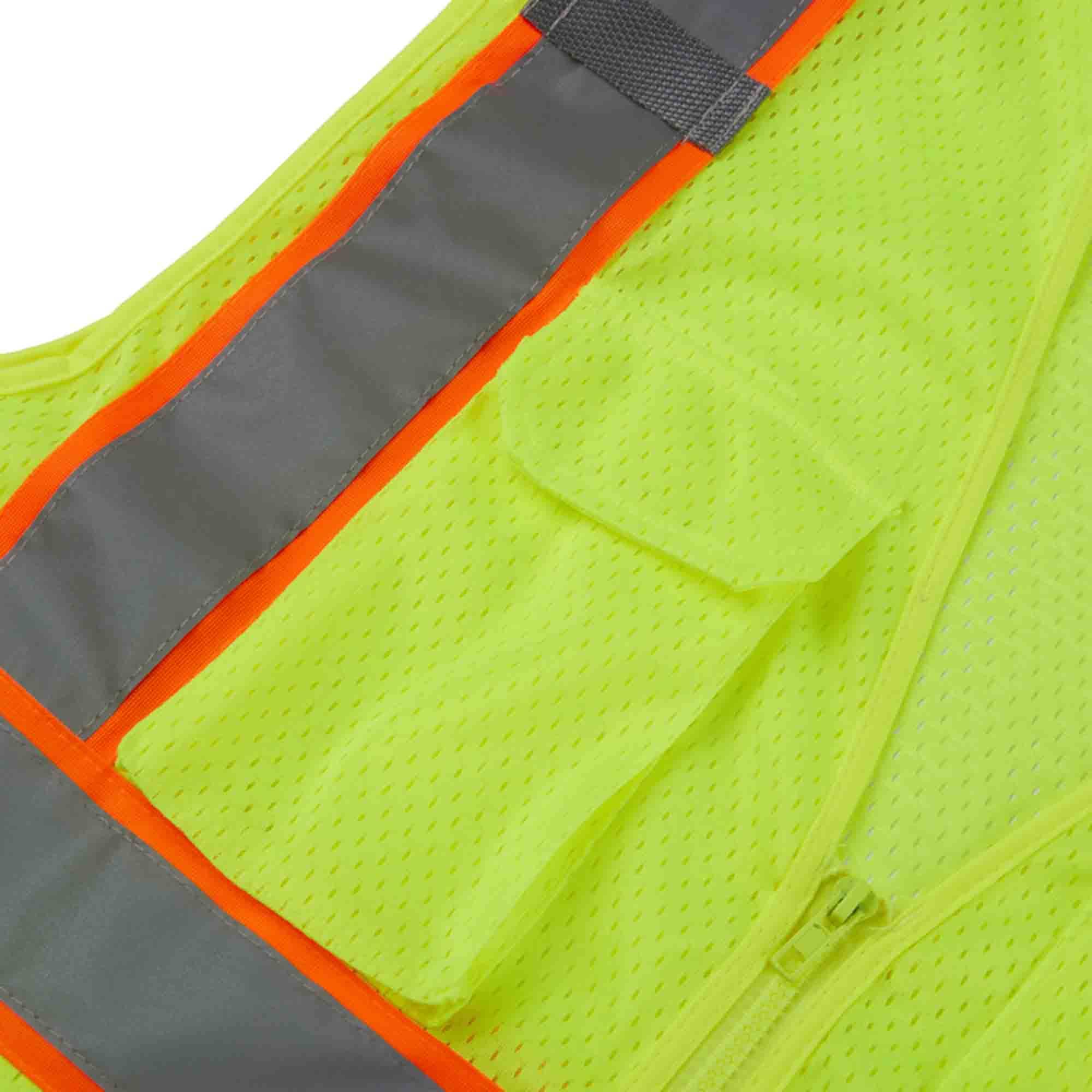 3C Products – wholesale Safety vest – Unisex – SV2500 ANSI/ISEA Safety Vest Class 2 Compliant Neon Green/Y4