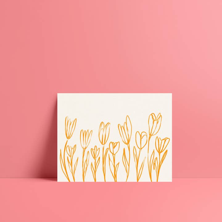 Blumengarten-Grußkarte für den Großhandel von Hey There Leila