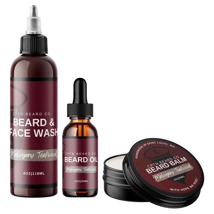 The Beard Balm Kit for wholesale by CPTN BEARD CO.