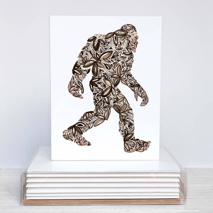 Bigfoot Notecard Stationery Set for wholesale by Amanda Klein Co.