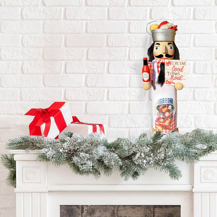 Santa’s Workshop Inc. - Wholesale Holiday Nutcracker - 14" Let the Good Times Boil Nutcracker7