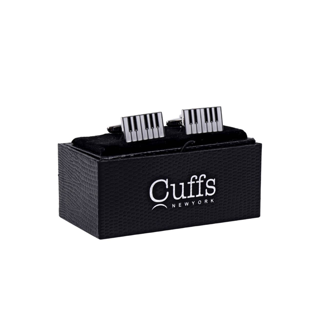 Selini New York - Wholesale Cufflinks - Silver Piano Novelty Cufflinks-CL18441