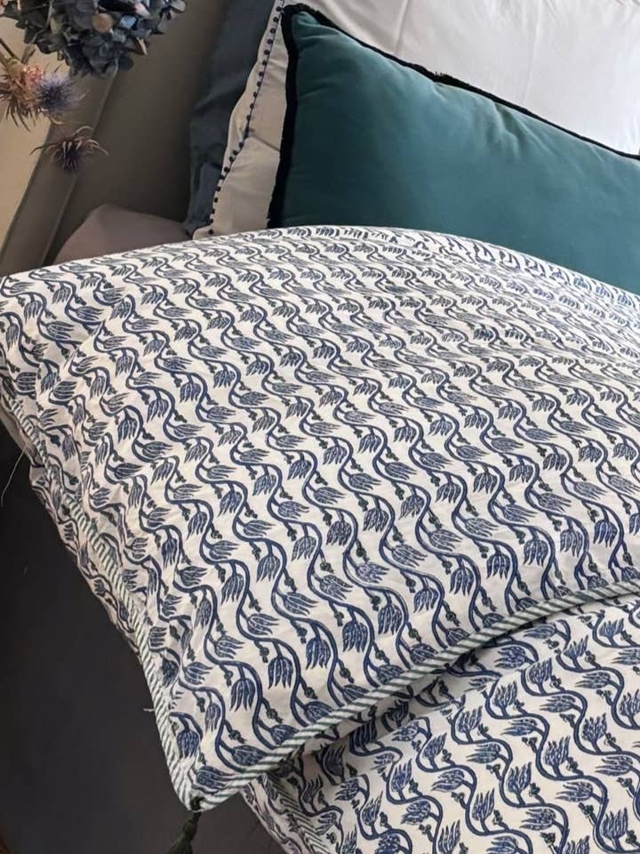 AWESOME HOME - Copripiumino blu mongolo - cuscini assortiti per la vendita all'ingrosso da parte di Awesome Home