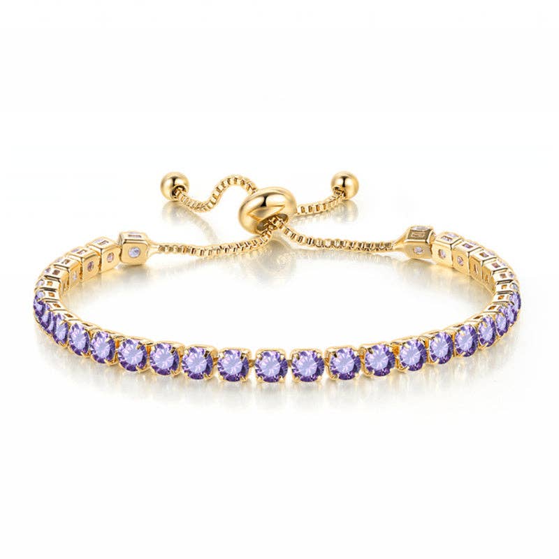 Perimade & Co. LLC - Wholesale Tennis Bracelet - Birthstone Wedding Tennis Bracelet in Solid Copper13