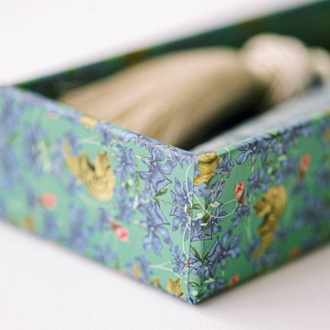 Good Juju Ink - Wholesale Scissors - Ivory and Gold Heirloom Scissors with Case -  Dusk Blue6