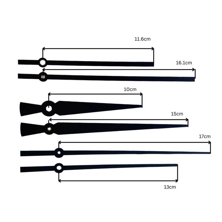 NeXtime - Wholesale DIY Craft Kit - Clock hands set L + Silent Movement1