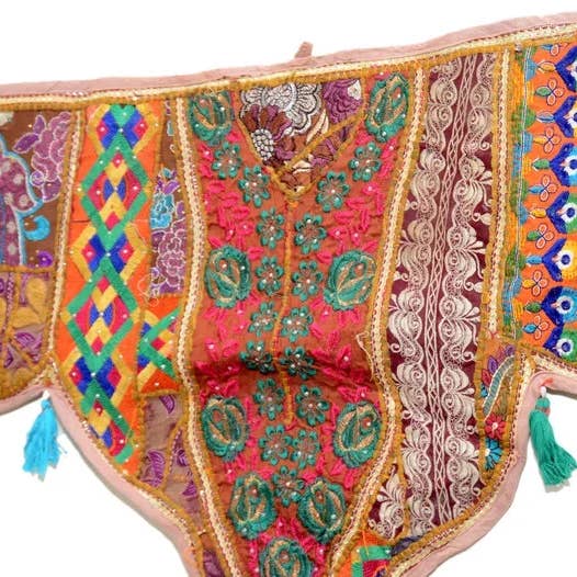 GYPSY STUDIO – Engroshandel Gobelin/tekstil – Indisk Patchwork Portdør Vægophæng Bomuld Hjemmedekoration3