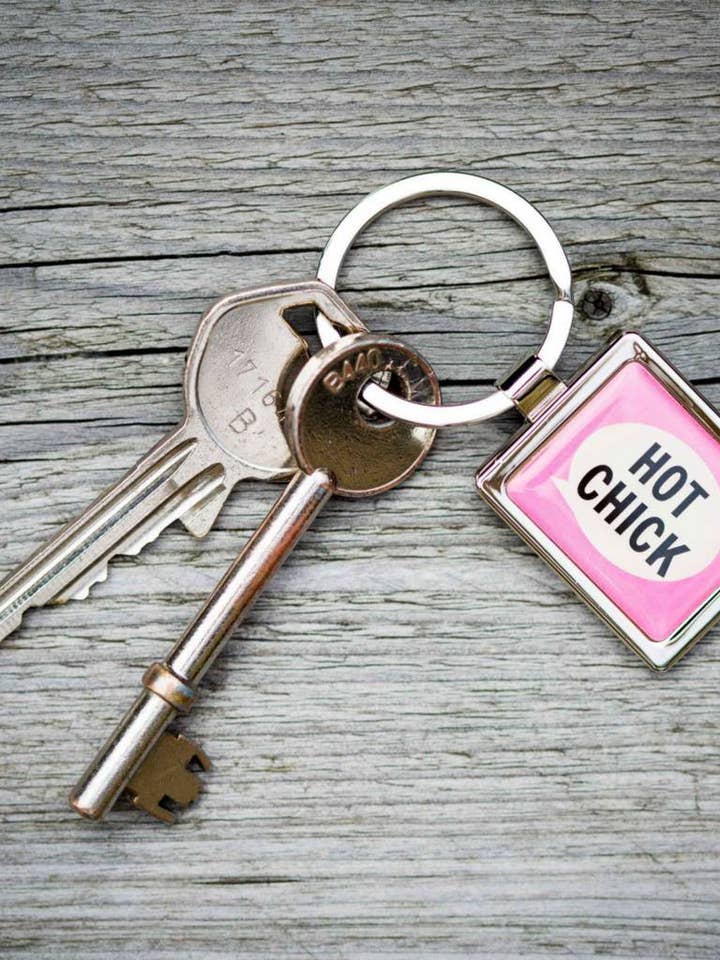 Hot Chick Keyring for wholesale by Dialectable