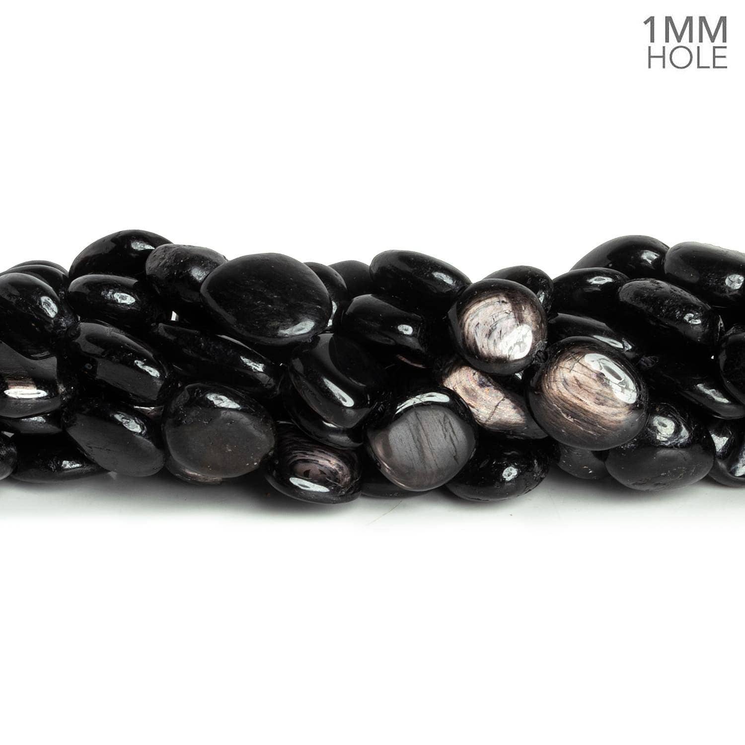 The Bead Traders - Wholesale Beads - 13x12mm Hypersthene Plain Ovals 15 inch 30 beads0