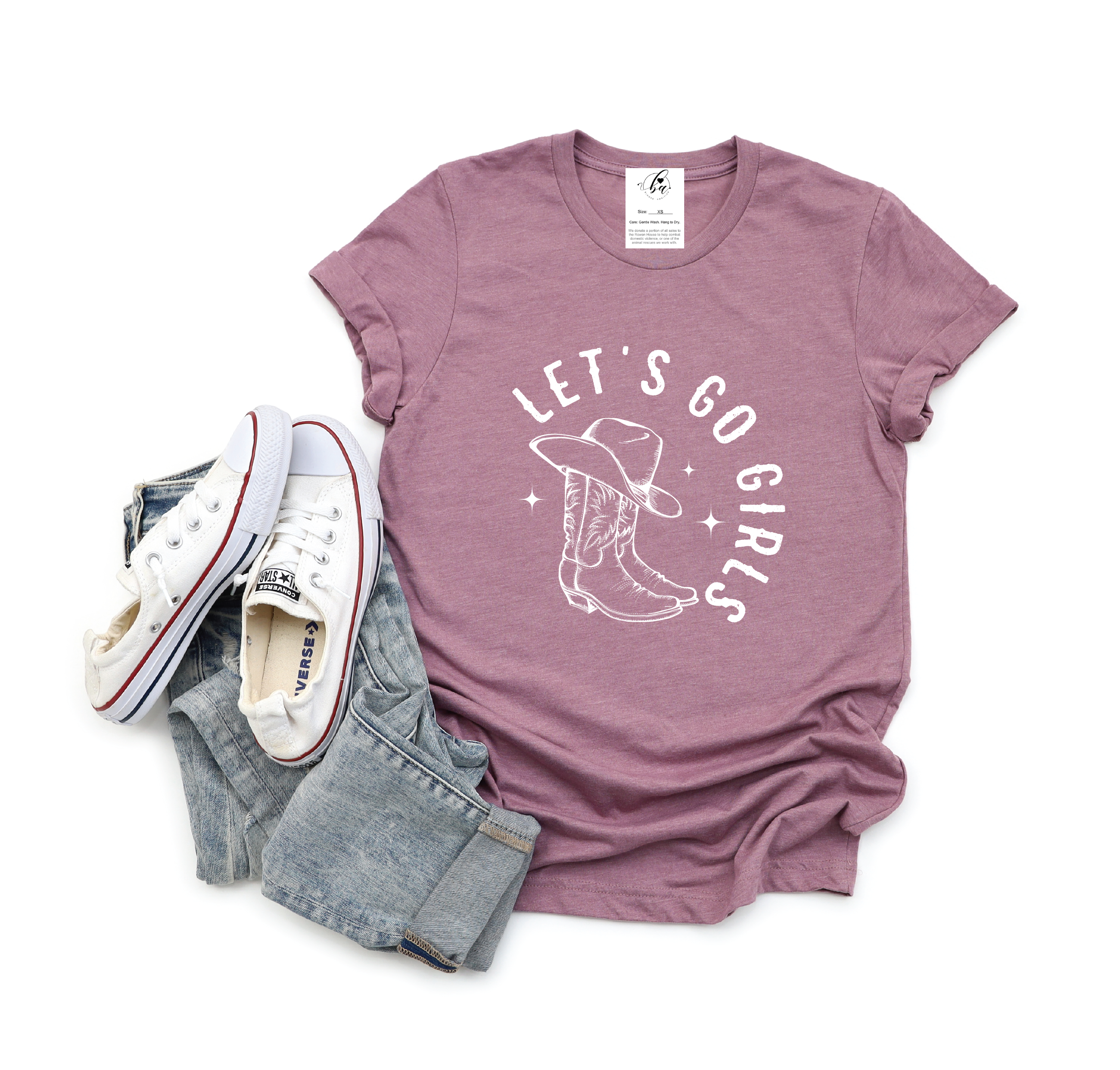 Blonde Ambition | Jewelry | Valentines Gift & Sweaters - Vente T-shirt à imprimés – femme - T-shirt Let's Go pour filles9