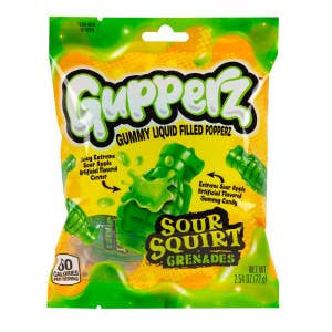 L&F Universal Goods - Wholesale Gummy - Gupperz Sour Squirt Grnades Gummy Liquid Popperz 12/2.54OZ0