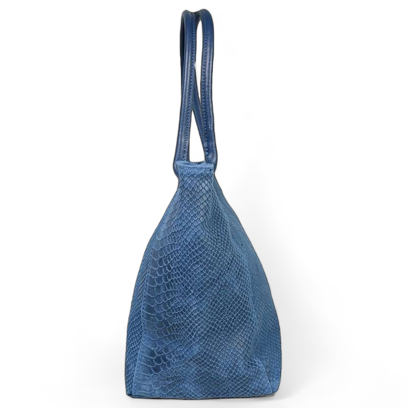 ZEEN - Wholesale Shoulder Bag - Women's - LOLA Blue Jeans leather bag2