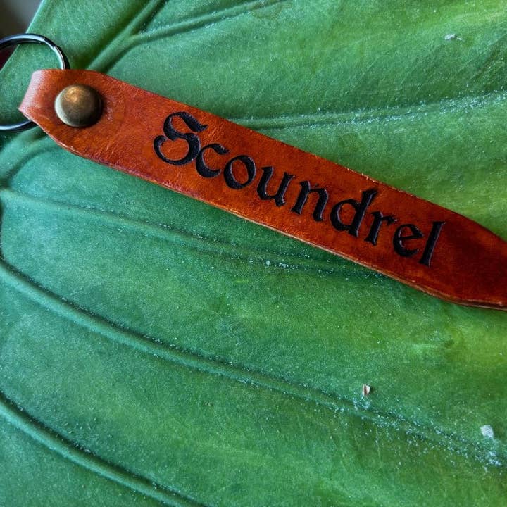 Renaissance Fair Leather Keychains for wholesale by Artifice By Artifact