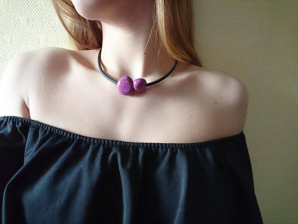 ANDREANI CRÉATIONS - Wholesale Beaded/Pearl Necklace - Pebble necklace67