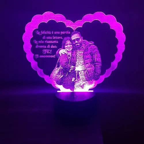 Wavy heart photo for wholesale by ilmioplexiglass