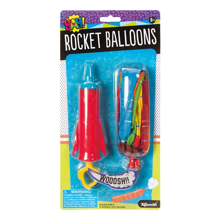 Toysmith - Wholesale Balloon - Yay! Rocket Balloons