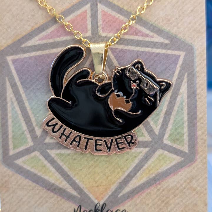 Con-Quest Crafts - Wholesale Pendant/Charm Necklace - Cute & Sassy Black Cat Necklaces