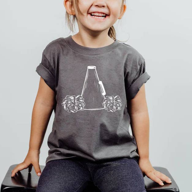 Love That For You - Wholesale Screen Printed T-Shirt - Kids - Cheer Pom Pom Kids T-Shirt