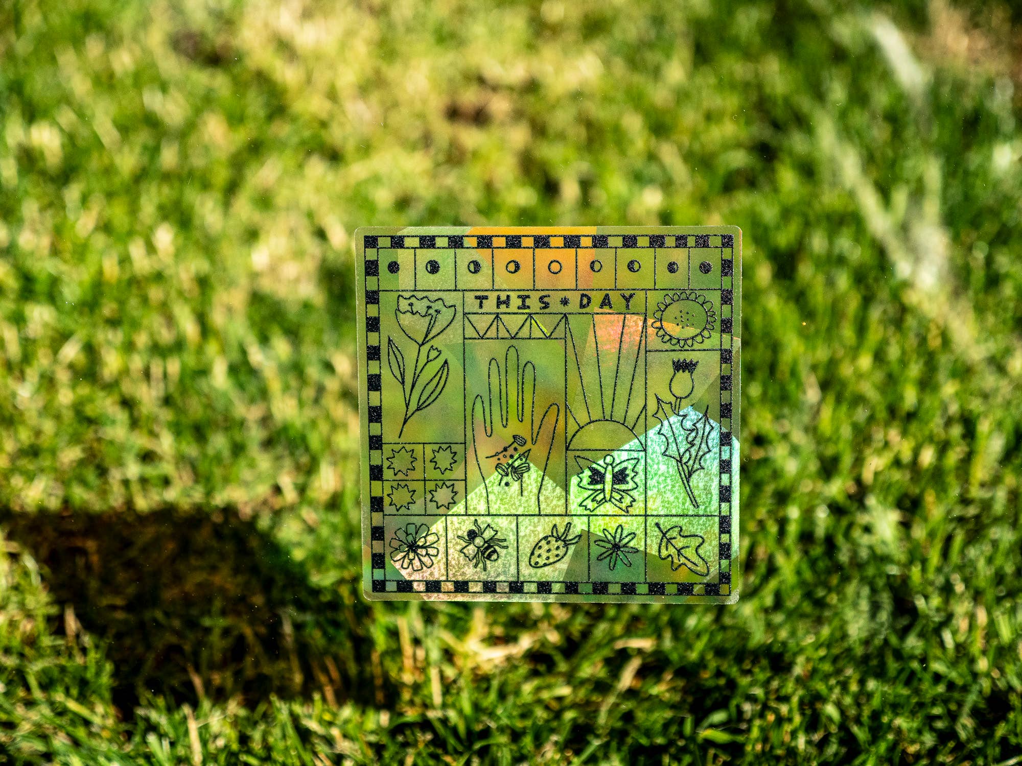 Katie Blanchard Art + Works - Wholesale Sticker - This Day - Rainbowmaker Window Decal4