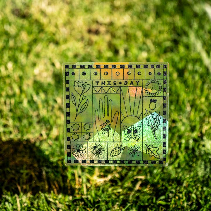 Katie Blanchard Art + Works - Wholesale Sticker - This Day - Rainbowmaker Window Decal4