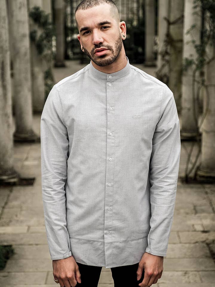 Tymoor - Wholesale Overhemd met knopen - Heren - Opa shirt5