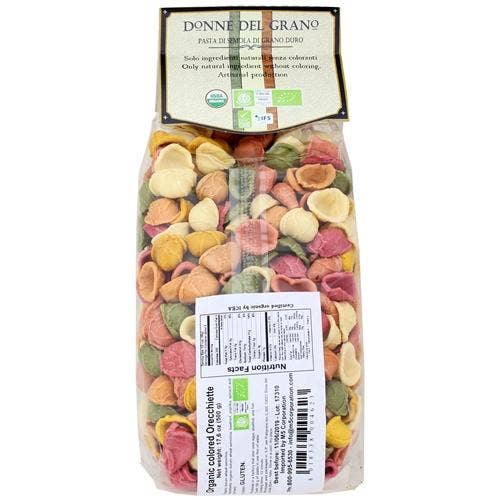 M5 Corporation - Wholesale Pasta - Organic Little Ears(Orecchiette) Colored Pasta-17.6oz(500gm)2