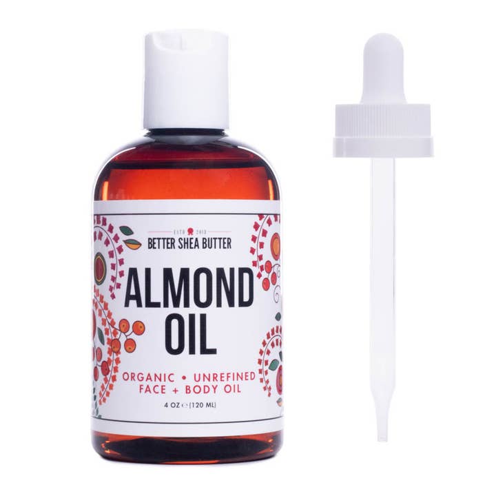 Better Shea Butter - Vente Huile pour le bain/corps - Huile d'amande douce biologique - Huile pour le corps et le visage1
