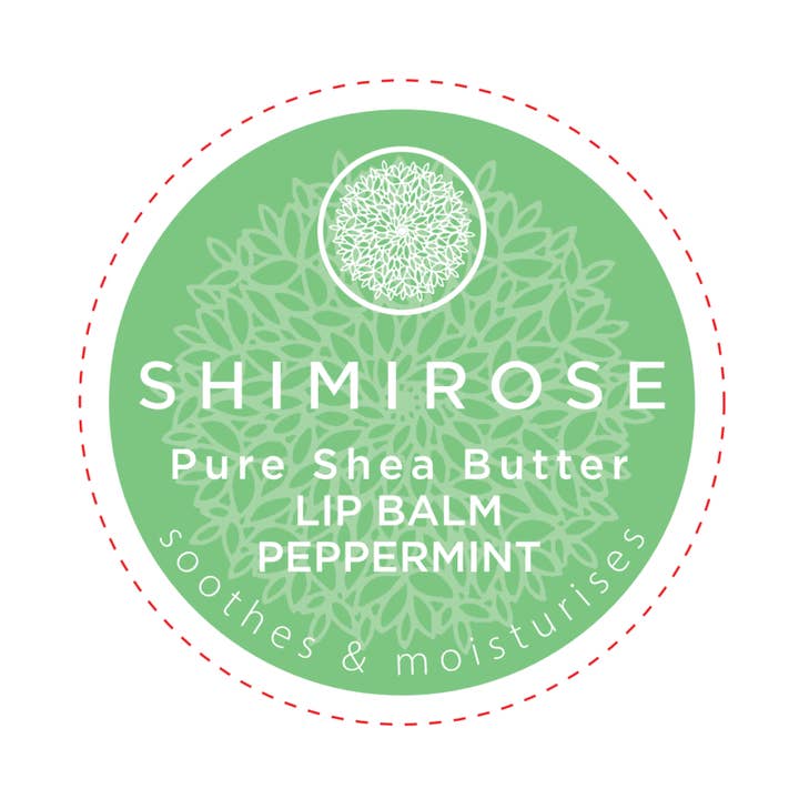 Peppermint Lip Balm Shea Butter 15g for wholesale by Shimirose