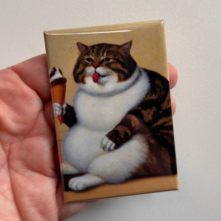 Magnet - Ice Cream Kitty for wholesale by The Wolfshop