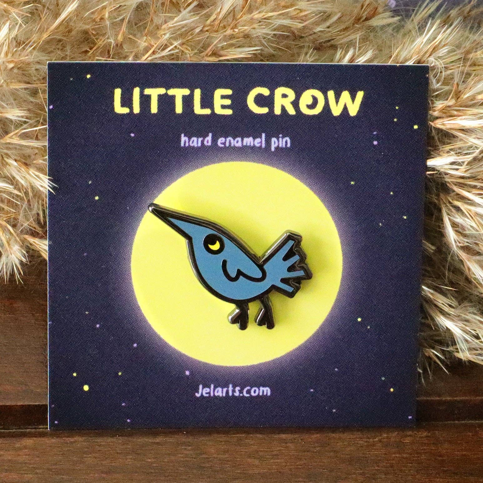 JelArts - Wholesale Lapel Pin/Button - Little Crow - Enamel Pin