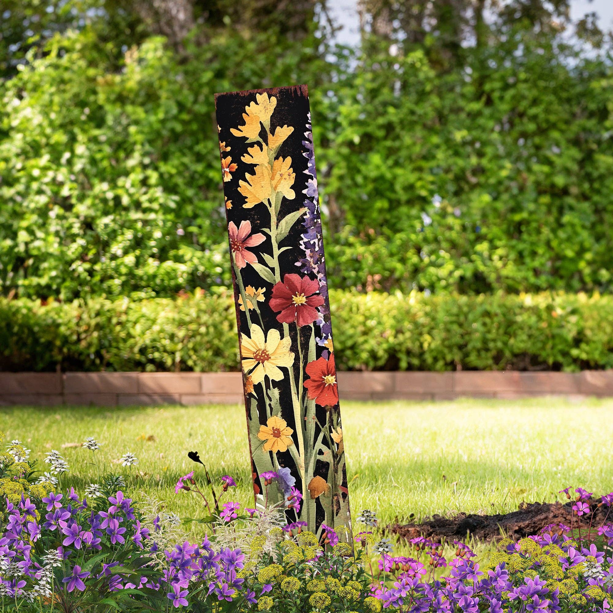 TX USA Corporation - Wholesale Garden/Lawn Stake - Summer Wildflower Garden Stake | Vibrant Rustic Yard Art & Decor5