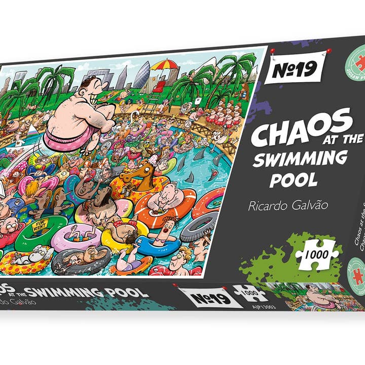 D- Le chaos à la piscine - Puzzle pour la vente par All Jigsaw Puzzles