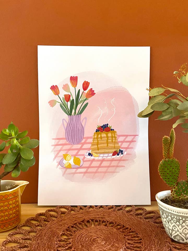 Stampa Pancakes / A4 + A3 / Stampa Artistica Opaca 350gsm (Copia) per la vendita all'ingrosso da parte di Freya Snow