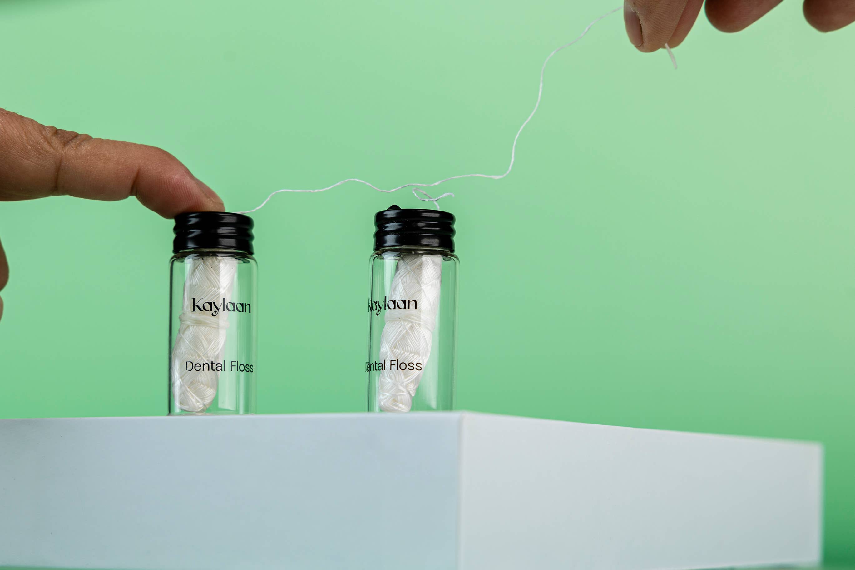 Kaylaan Toothpaste and Mouthwash Tablets - Wholesale Floss - Kaylaan Vegan Dental Floss – Mint, Plastic-Free, 30 meters 2