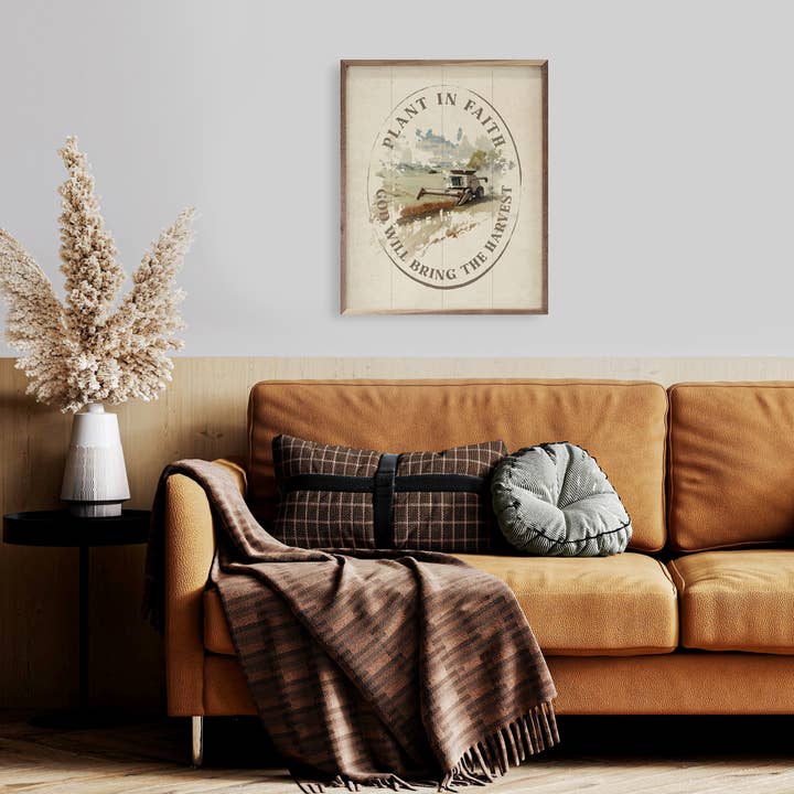 Kendrick Home - Wholesale Wood Wall Art - Plant In Faith Combine