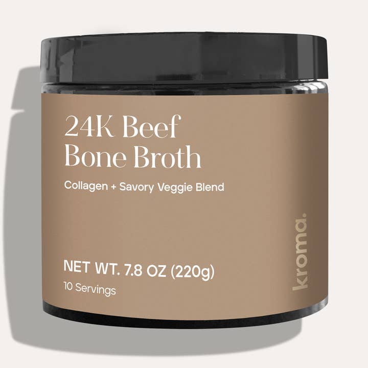 24K Beef Bone Broth for wholesale by Kroma Wellness