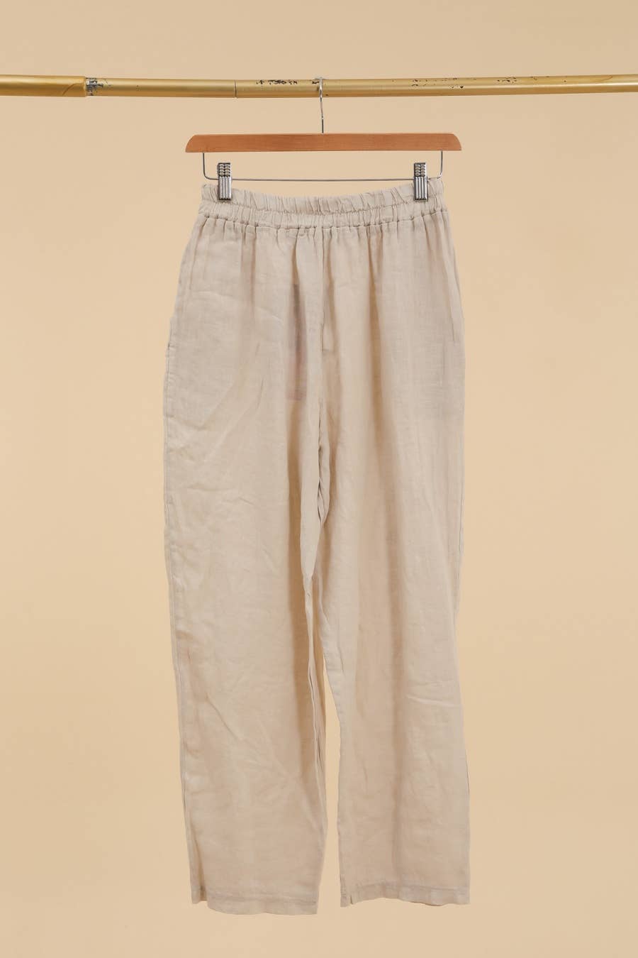 la maison des fibres naturelles – Großhandel Hose – Damen – Leinenhose mit Taschen 6522 100%Leinen2