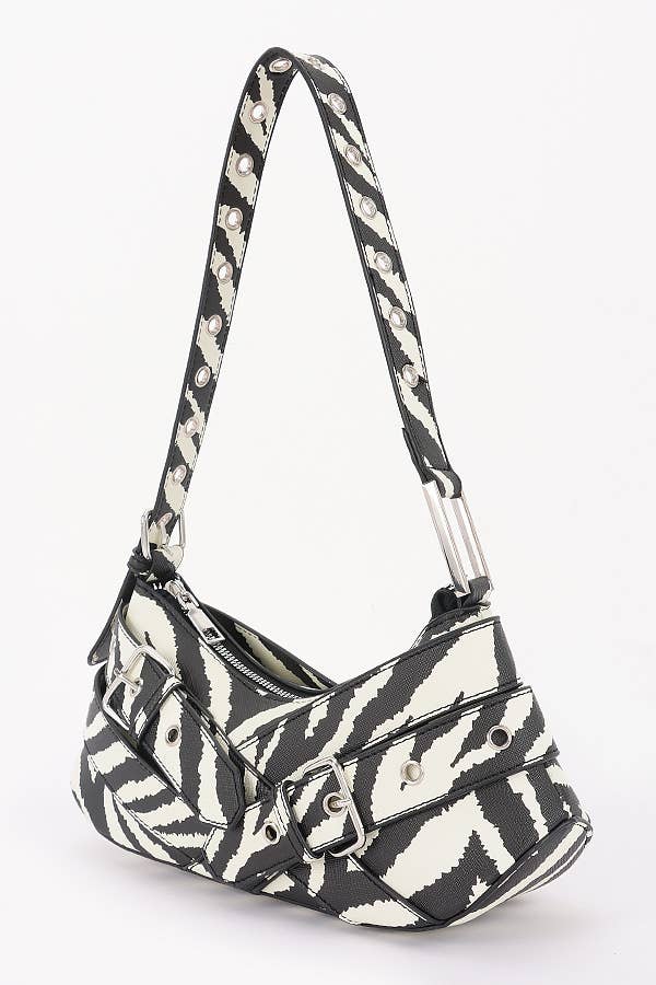 BW zebra-print shoulder bag HPC6649 for wholesale on Faire1