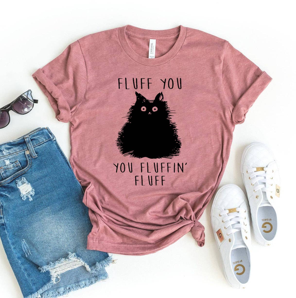 Furr-Baby Gifts - Wholesale Screen Printed T-Shirt - Women's - Fluff You You Fluffin Fluff T-shirt0