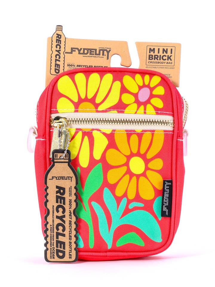 88640: Mini Brick Bag | Recycled RPET | Fleur de Sun for wholesale by Fydelity