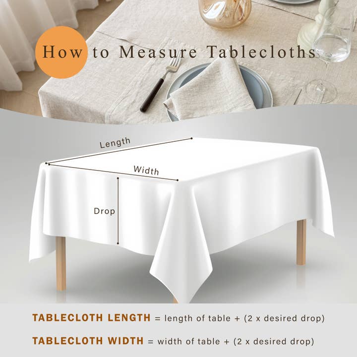 Triton Linen - Wholesale Tablecloth - Pure European Flax Square Linen Tablecloth 55 x 55 - Natural5