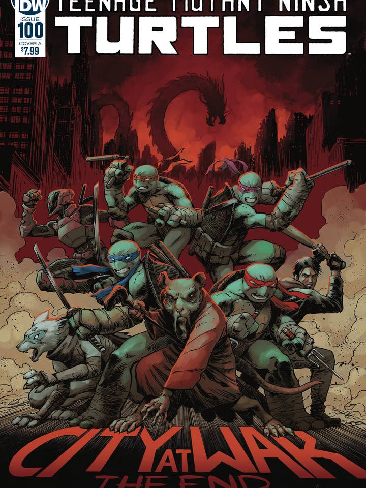 TMNT ONGOING #100 CVR A WACHTER (NOTE PRICE) (12/11/2019) for wholesale by Unknown Comics