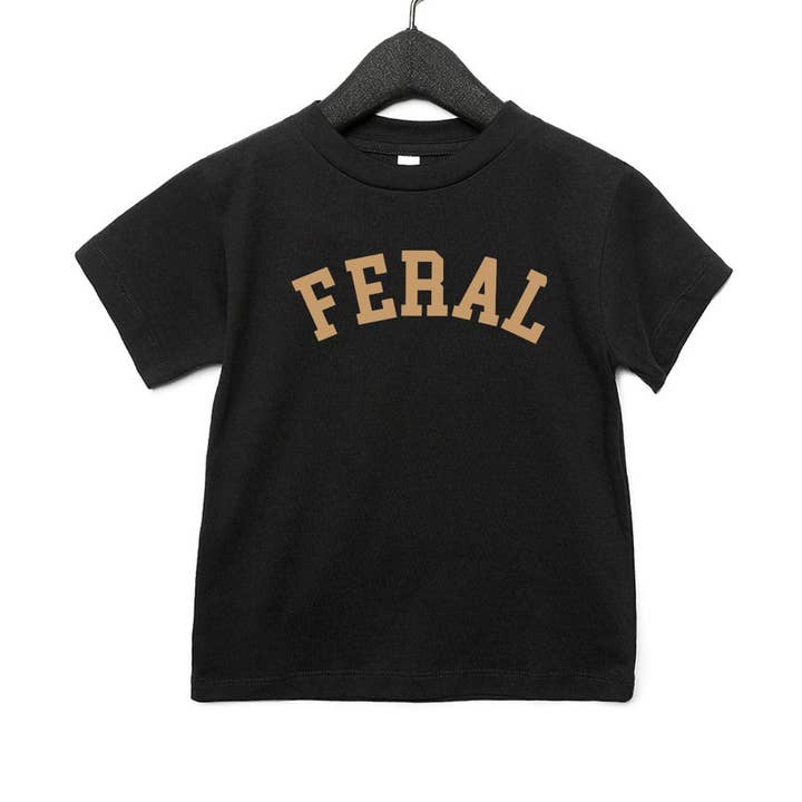 T-shirt FERAL por atacado de SBG Co.