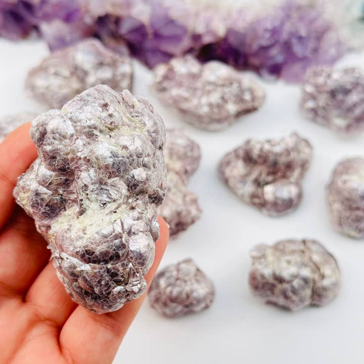 Rock Paradise - Wholesale Spiritual Stone/Crystal - Botryoidal Lepidolite Crystal Clusters8