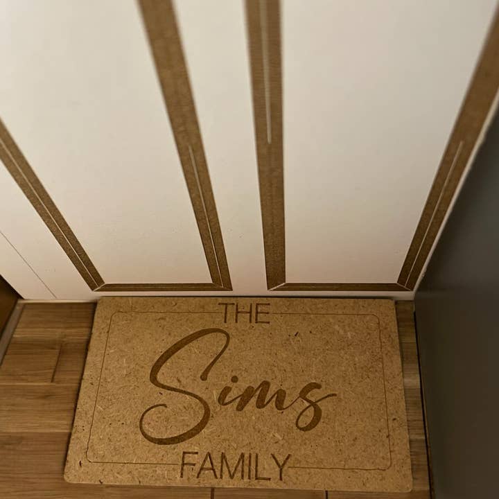 1:6 Dollhouse Doormat Miniature Rug Floor Mat “Welcome Home” for wholesale by MB Cordas