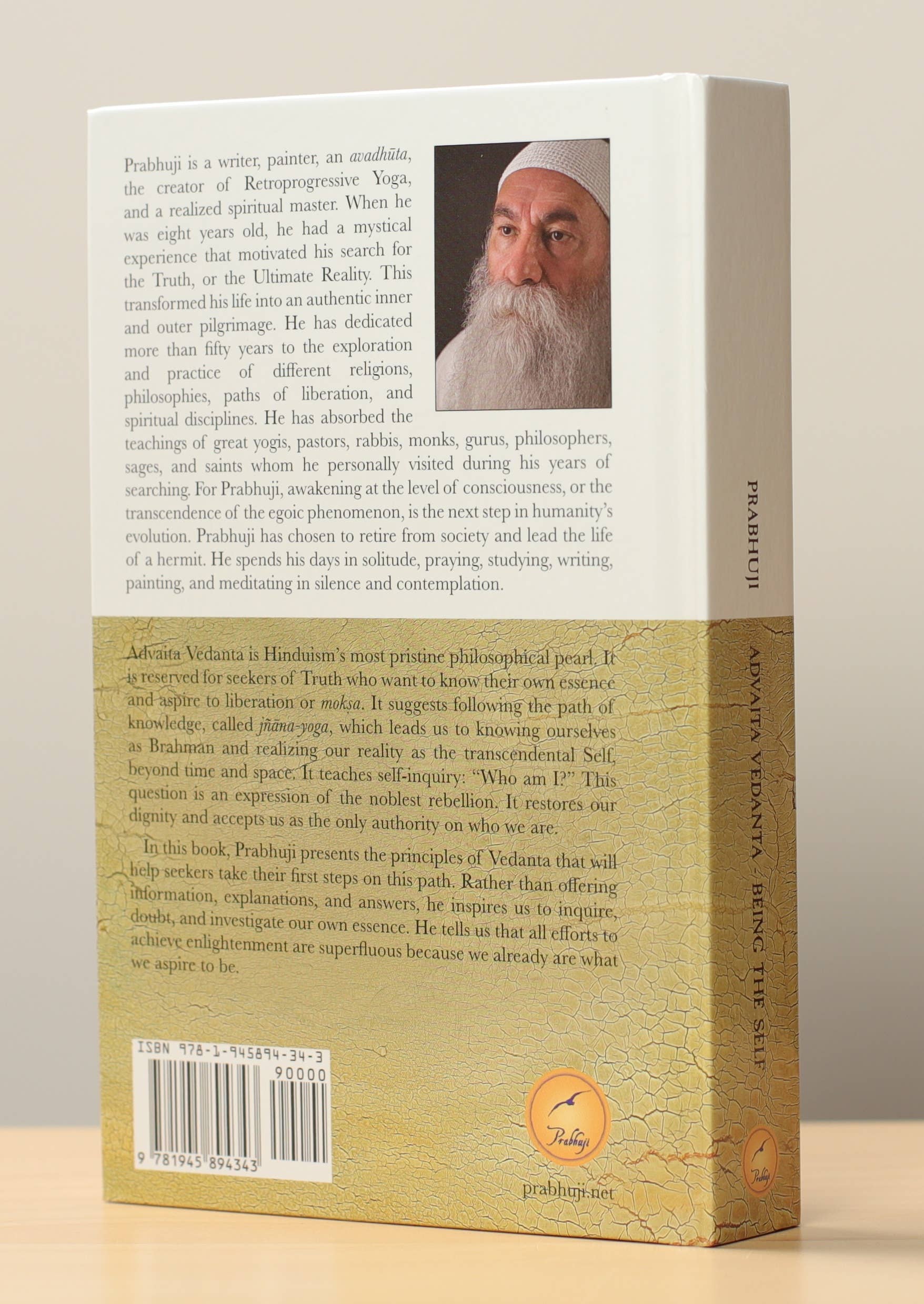 Prabhuji's Gifts - Wholesale Religion Book - Book Advaita Vedanta - Being the self by Prabhuji Hard Cover1
