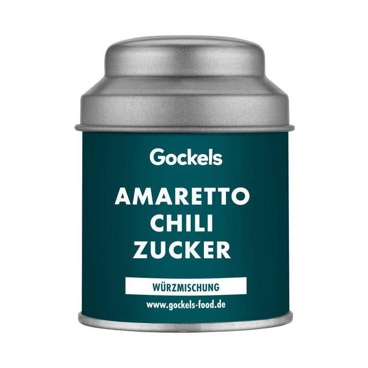Amaretto Chili Zucker für den Großhandel von Gockels Genussmanufaktur