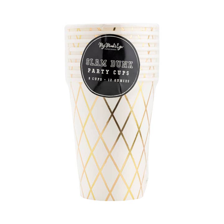 BBL1011 - Basketball Paper Party Cups for wholesale by My Mind’s Eye