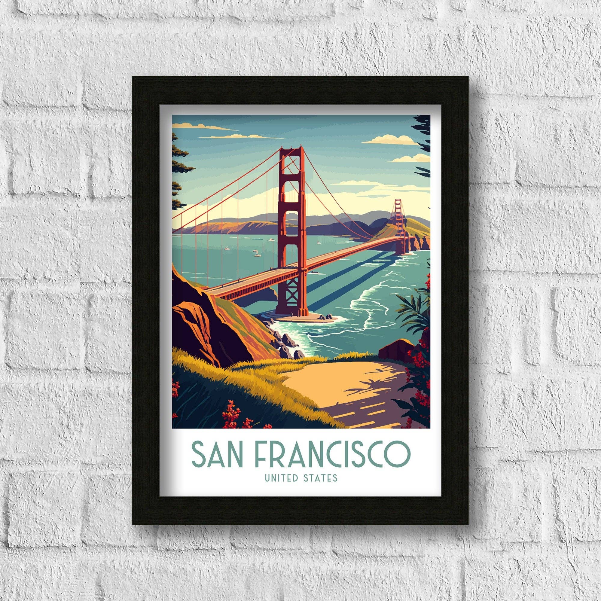 InkNPrintz – wholesale Poster – San Francisco Travel Poster1