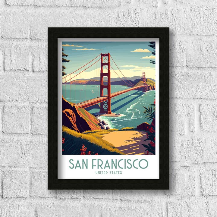 InkNPrintz – wholesale Poster – San Francisco Travel Poster1